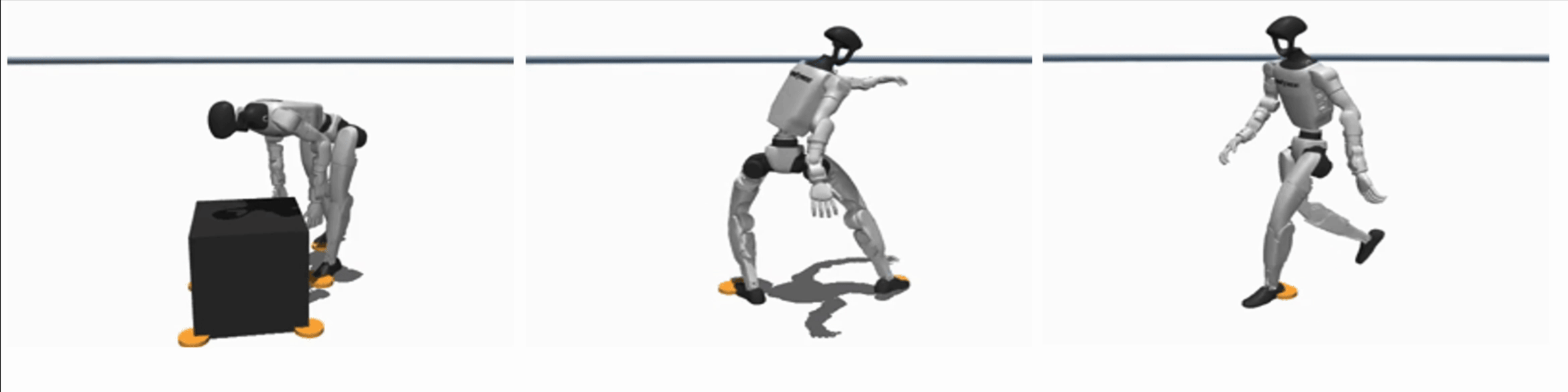 Optimization through contact locomotion demo
